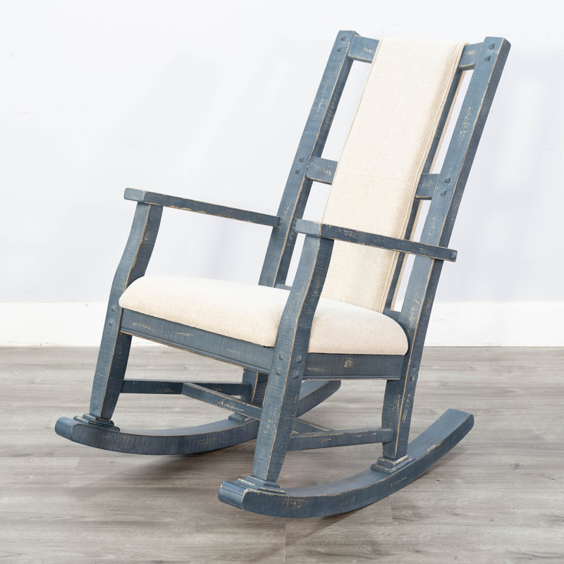 Lamondo Rocking Chair, Ocean Blue