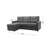 Kylie Upholstered L-Shaped Sectional Left Hand Facing-689600208