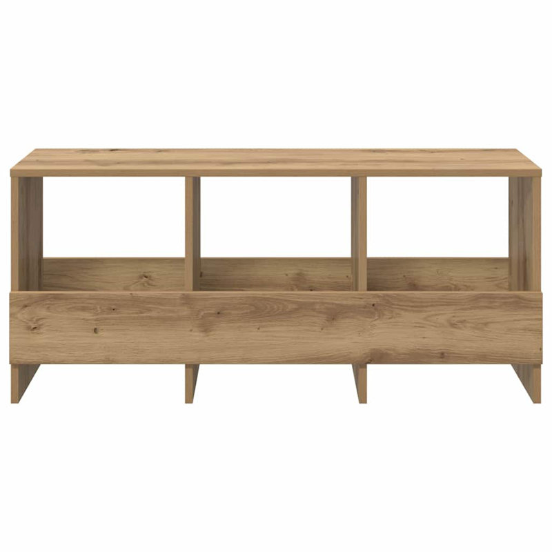 Wood Free Standing Magazine Rack, Light Brown