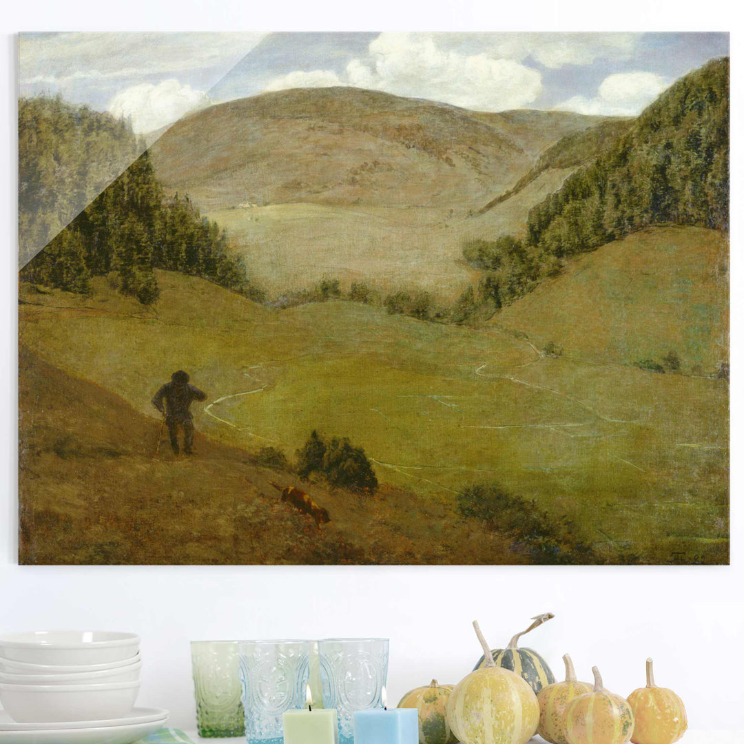 Glasbild Still Valley von Hans Thoma