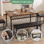 Ensemble table et chaises pour 4 personnes, table de cuisine avec banc et tabourets, brun-1784045402