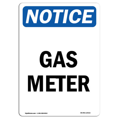 Gas Meter Sign
