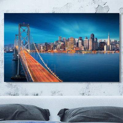 " San Francisco At Sunrise With Bay Bridge "