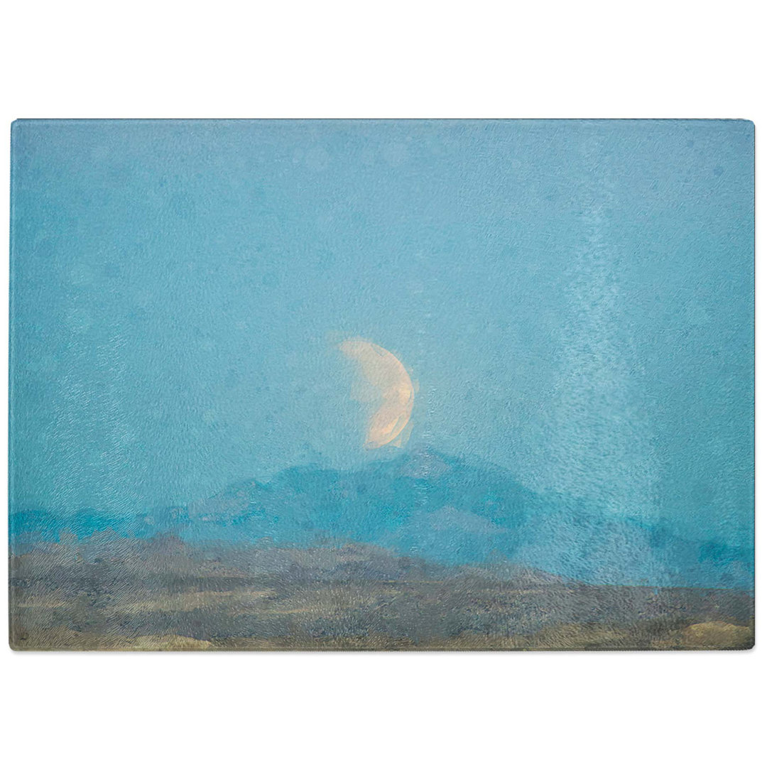 Tempered Glass Super Blood Moon Eclipse Chopping Board