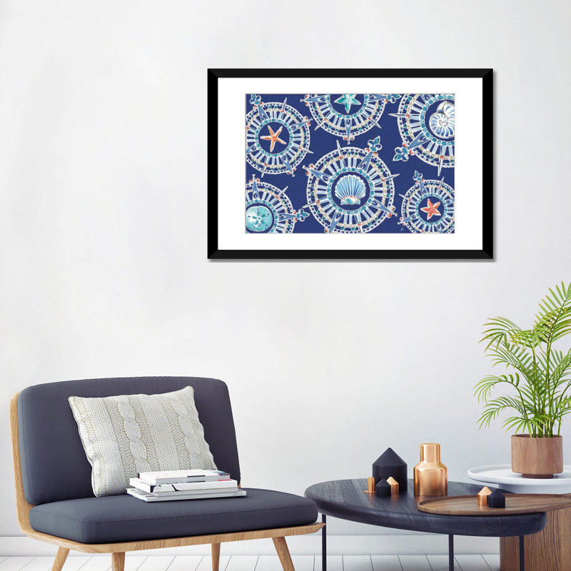 « maritime xiv », impression sur toile, H 18 po x l 26 po x P 1,5 po, Toile avec cadre noir, Pas de tapis