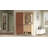 Modern Hall Stand with Multiple Shelves, Oak & Tile Red, 57.9 x 77.0 x 14.0 inches | 100% Melamine Coated Particle Board, Thickness: 0.7 inches | Wall-Mountable Design, Stylish & Functional for Entryway Organization-1392010885