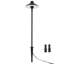 Paquet de 12 lumières de sentier de paysage à basse tension, lumières de sentier d'extérieur à DEL 3W 210LM, éclairage de passage blanc chaud 12V-24V 3000K, lumières de jardin et de cour étanches IP66