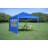 10X 10Ft Pop Up Gazebo Canopy Tent Removable Sidewall With Zipper,2Pcs Sidewall With Windows,With 4Pcs Weight Sand Bag,With Carry Bag-Blue-125149535