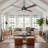 Vaczon 52" Smart Dimmable LED Ceiling Fan with 3CCT LED Lights, Double-Sided Wood Blades LED Ceiling Fan, 6 Speeds Reversible DC Motor, 6"/10" Downrods, Timer, APP and Remote Control-1855385144