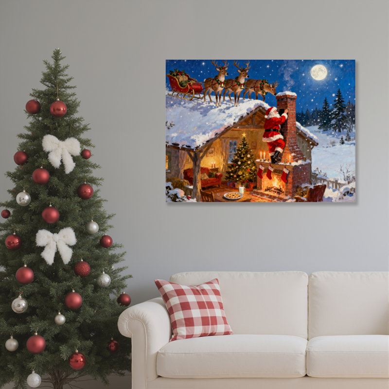 Art sur toile Cottage, H 20 po x l 30 po