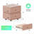 Modern 2 - Drawer Mdf Nightstand (Whole Unit)-405670598