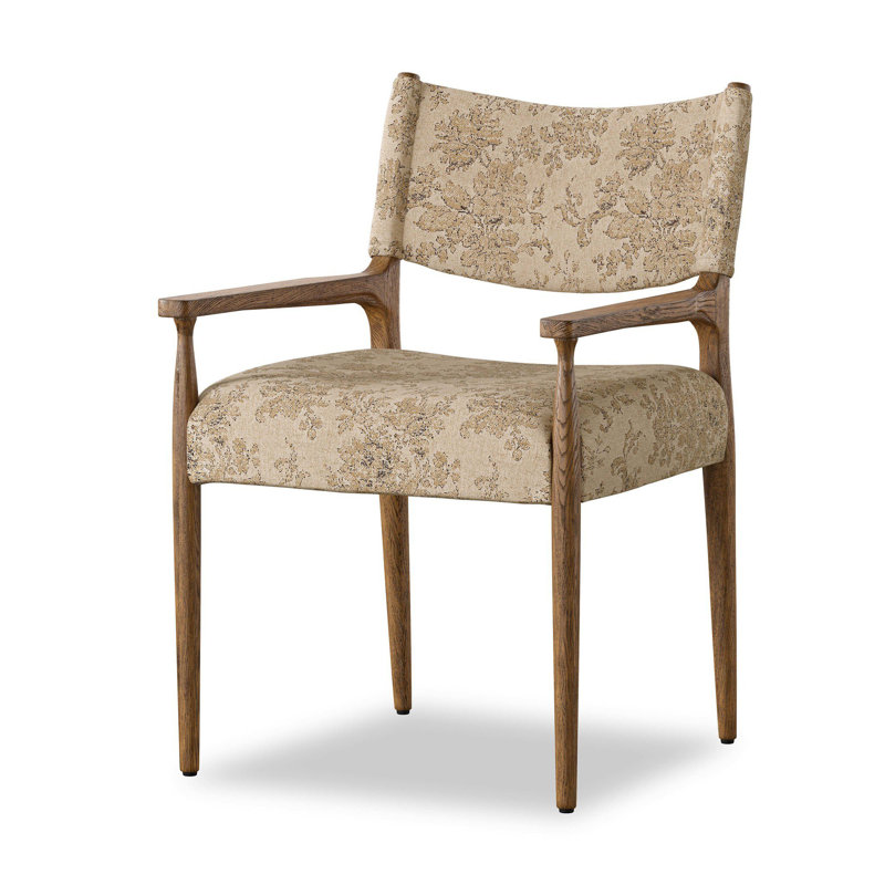 Tara Yokum Dining Armchair, Toasted Oak, Fallingbrook Natural