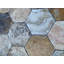 Carrelage hexagonal 6 po Scabos Travertine