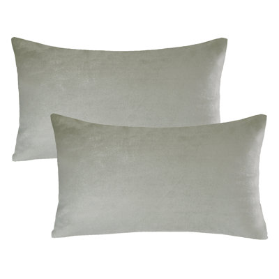 12" * 20" Velvet Lumbar Pillow Covers Set, Soft Decorative Throw Pillowcases