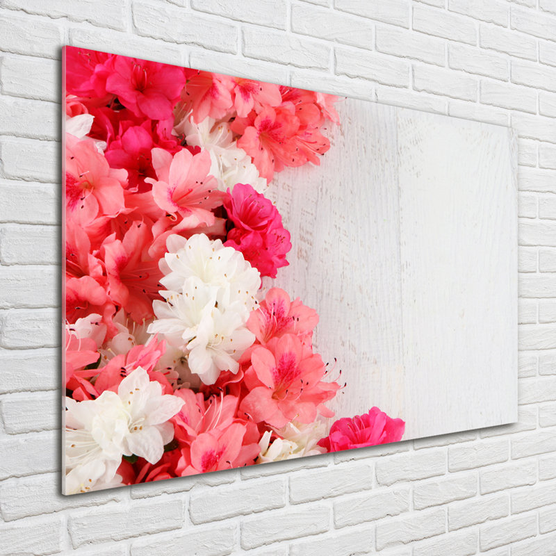 Flowers - No Frame Print on Glass