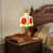 15" Tiffany Rose Table Lamp (Bulb Include)