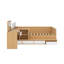 Lit plateforme double en bois avec tiroirs, tablettes et coiffeuse-1521743335