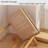 Wood Tilting Bookcase In Living Room/Home/Office, Desktop Book Shelf Organizer Bookshelves Storage Rack For Cds/Magazine/Books Display