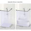 L-Shaped Drill / Screw Shower Curtain Pole