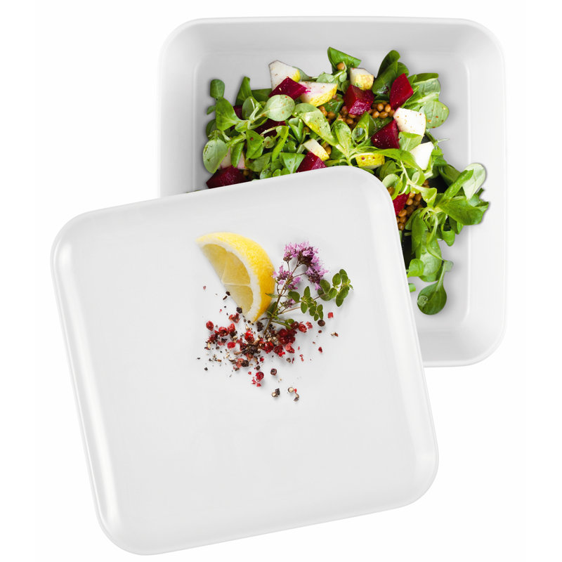 No Limits Porcelain Rectangle Seltmann Weiden with Lid, 9cm H x 24cm W x 24cm L
