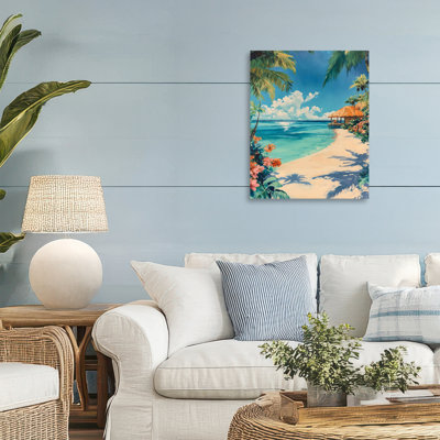 Toile tropicale Cabana, par Franklyn Gregory