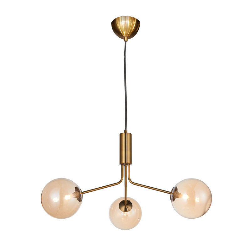 Waldron 3 - Light Unique/Statement Pendant, Champagne