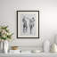 Figure Study 3' Framed Print on Glass