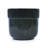 Handmade Ceramic Planter Set Of 3, 15/14/9 Inch Diameter, Black Ribbed Pattern, For Succulents Indoor/Outdoor Use On Windowsill & Bookshelf, Breathable Clay-382667564