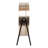 Stiles Swivel Tabletop Silent Sweeping Analogue Quartz Metal Clock with Mirror