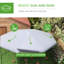 Parc à poules en métal, imperméable, pour poulets, canards, lapins, ferme spacieuse, jardin d'extérieur de 17 pi x 15,7 pi 9 po,