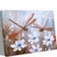 Dragonfly Pictures Wall Decor For Bathroom Rustic White Flower Canvas Prints Farmhouse Style Painting.-1448529464-1448529463