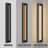35.5" Dimmable LED Black Aluminum Outdoor Linear Wall Light-88572636