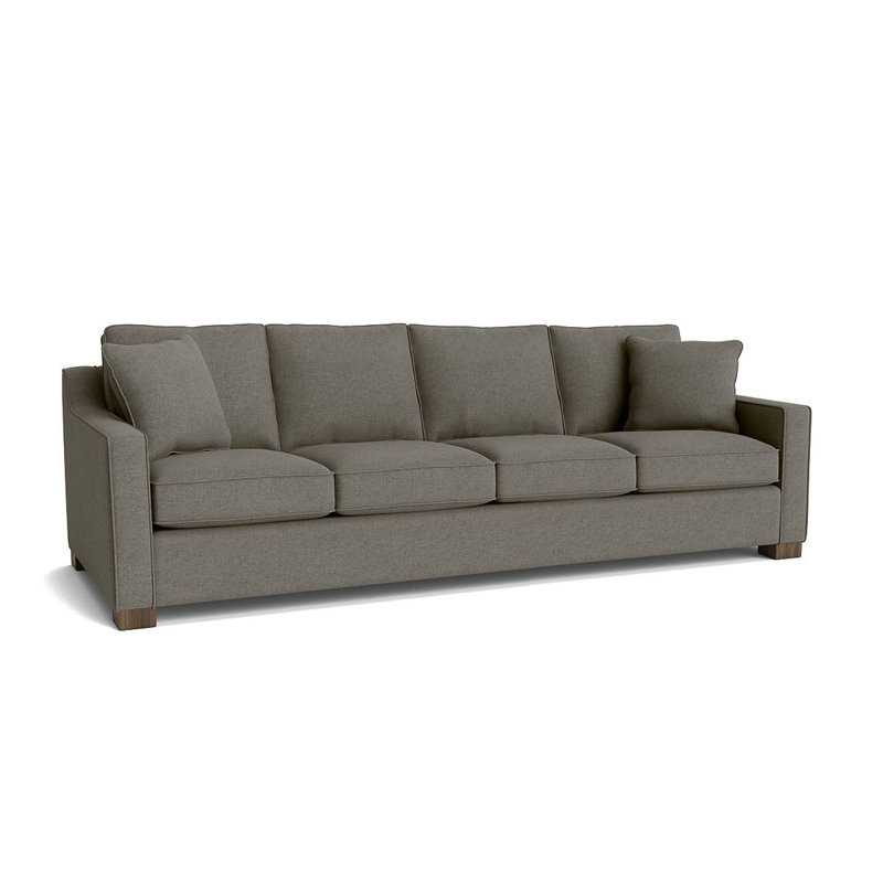 Aceyon Upholstered 102'' Sofa, Walnut, Entice Mist