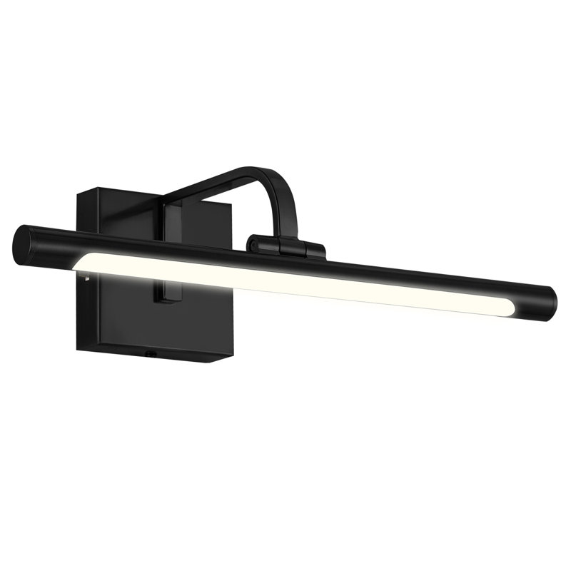 Lampe à DEL 1 lumière à intensité variable réglable 3000K / 4000K / 5000K, 640 lumens, Nickel brossé