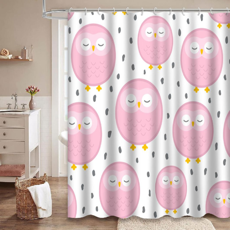 Rideau de douche avec 12 crochets, L 72 po x l 84 po