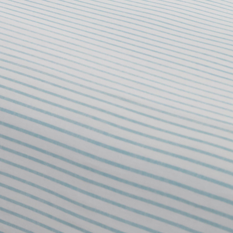 Finlay Stripe Fitted Bed Sheet Set Blue, Double (4'6)