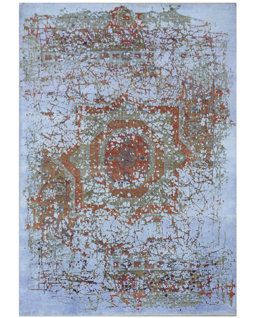 Geometric Hand Knotted 170cm X 240cm Area Rug