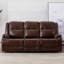 Canapé inclinable en cuir 83,5 po Tercero
