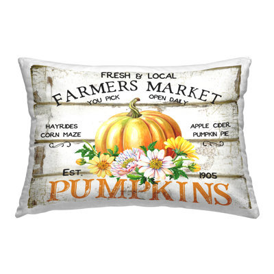 Coussin Rustic & Floral Farm Market