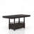 Deep Coffee Counter Height Dining Table