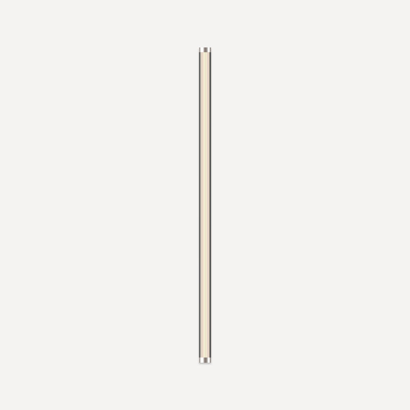 Dimmable LED Bath Bar Vanity Light with Dimmer, Polished Nickel, Fluted