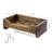 Wall Mounted Floating Shelf with 10 Hat Hooks
