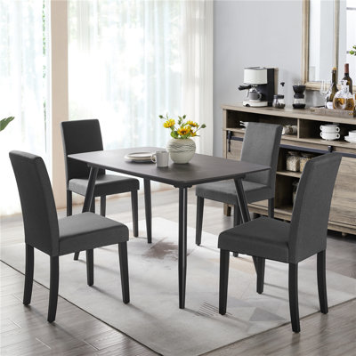 Chaises de salle à manger rembourrées Parson