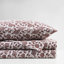 4 pièces grand drap rouille motif floral 100% flanelle de coton Dimensions surdimensionnées pour matelas de 18 po ajustés doux et élastiques pré-rétréci avec plat 2 taies d'oreiller Laver à la machine-124486110