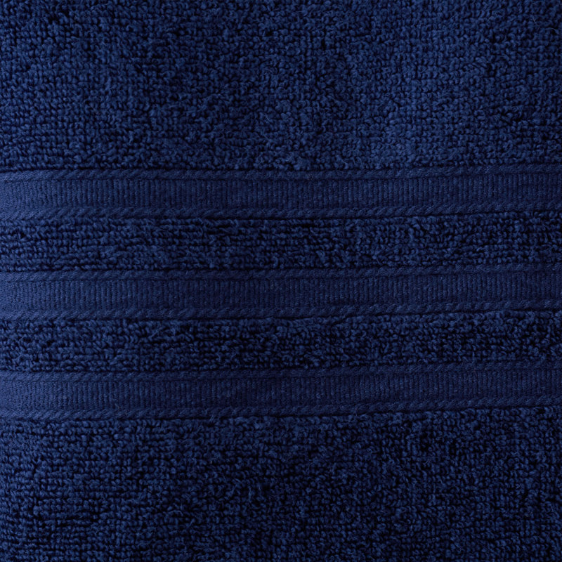 Zero Twist 100% Cotton Bath Sheet Pairs, Navy