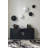 Void Console Table, Black Stone