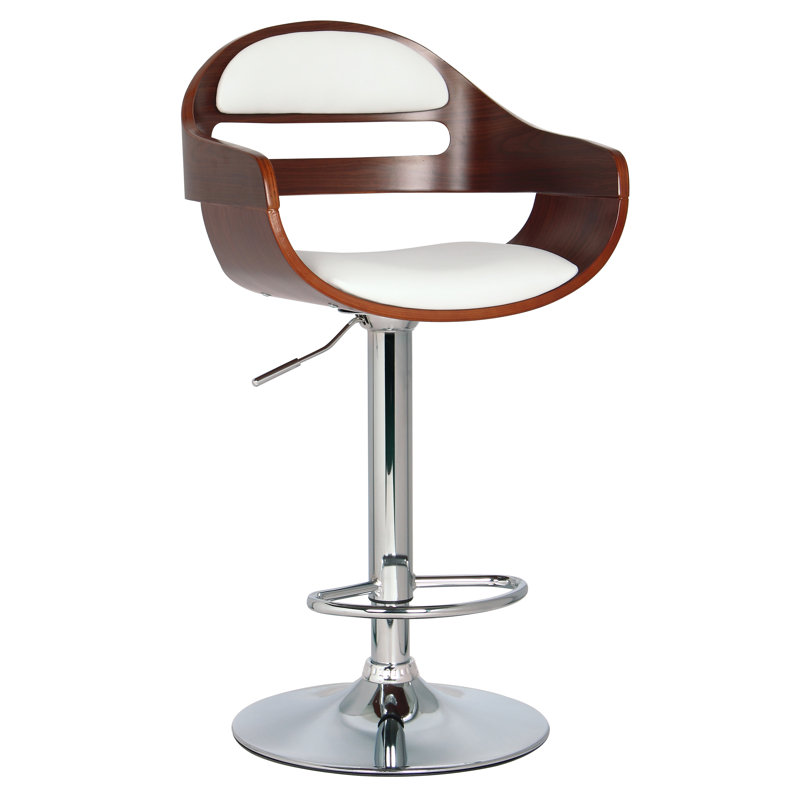 Tabouret de bar Caple, blanc