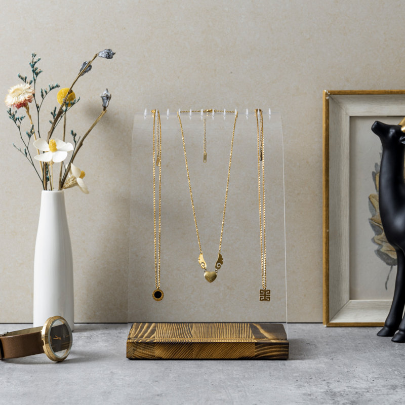 Teton 12 Hook Acrylic Jewellery Stand