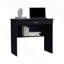 Bureau de rangement Montana, spacieux et élégant avec tiroir et tablette, noir