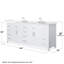Beckett 84" Freestanding Double Bathroom Vanity with Quartz Top-1178985671-1178985669-1178985722